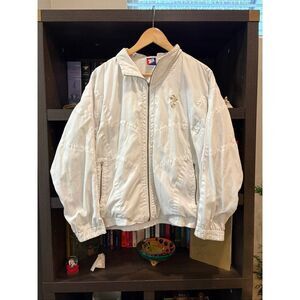 Vintage Tail Minnie Mouse Embroidered Golf Windbreaker Jacket Size Medium